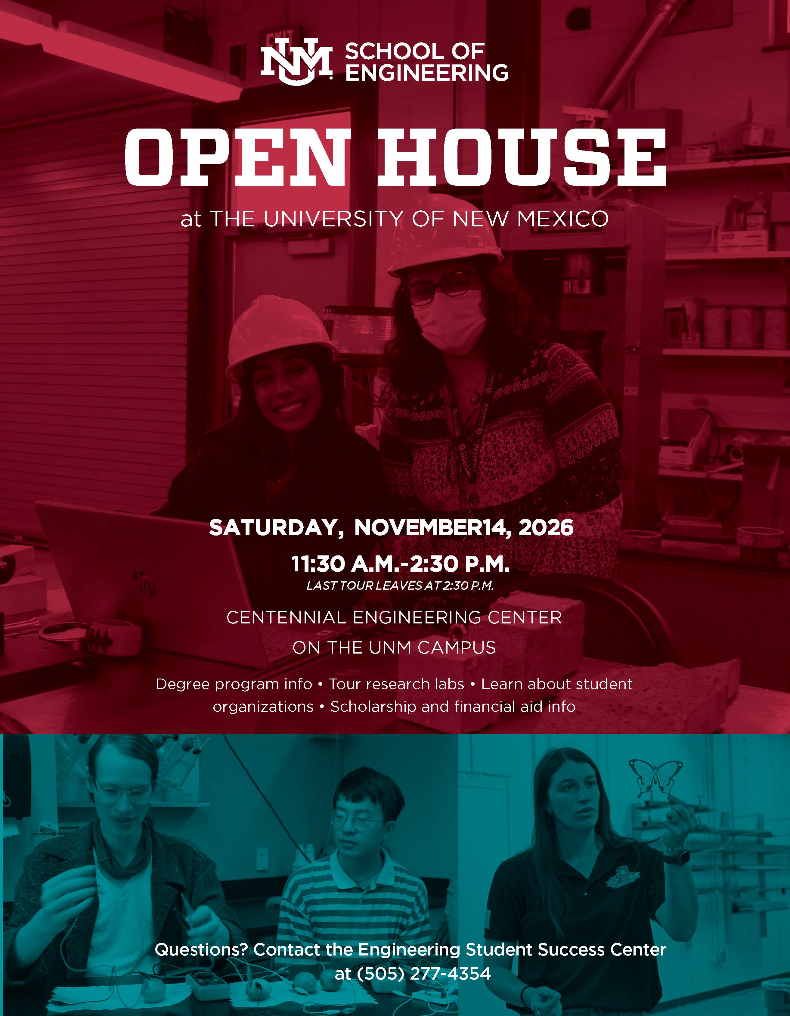 open house promotional flyer